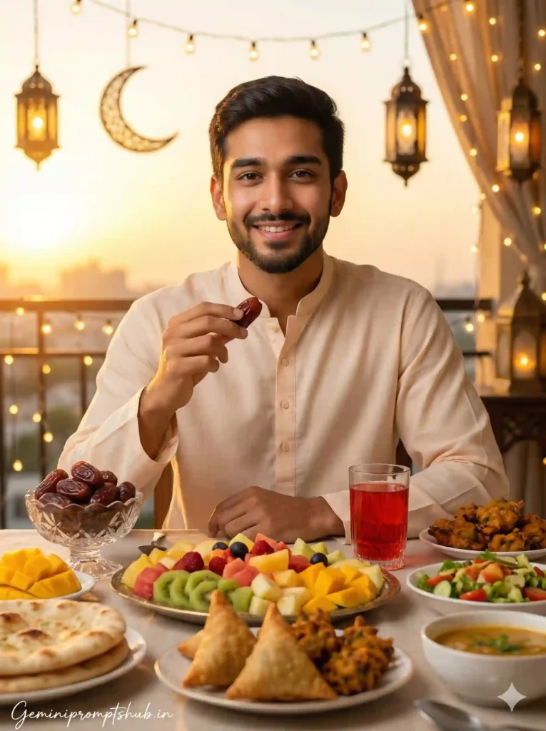 Iftar Time Photo Editing Prompt