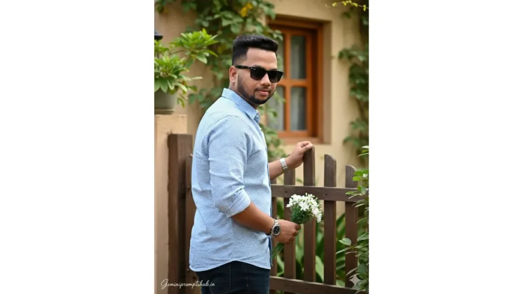 Boy Stylish Photo Editing Prompts