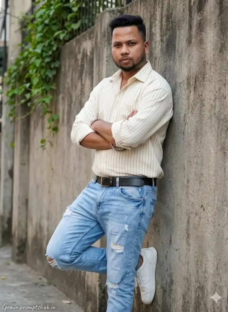 Boy Stylish Photo Editing Prompts