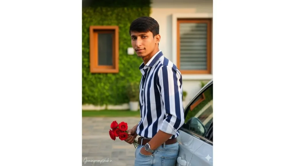 Boy Stylish Photo Editing Prompts