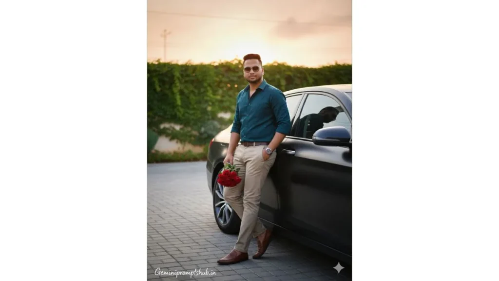 Boy Stylish Photo Editing Prompts