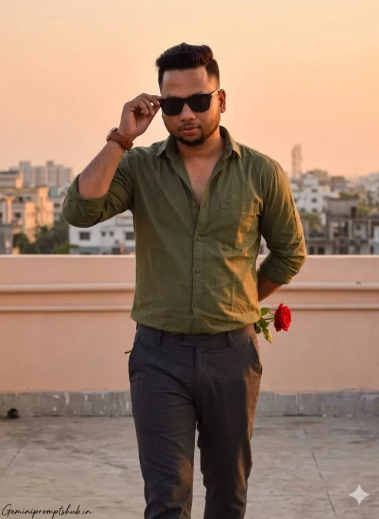 Boy Stylish Photo Editing Prompts