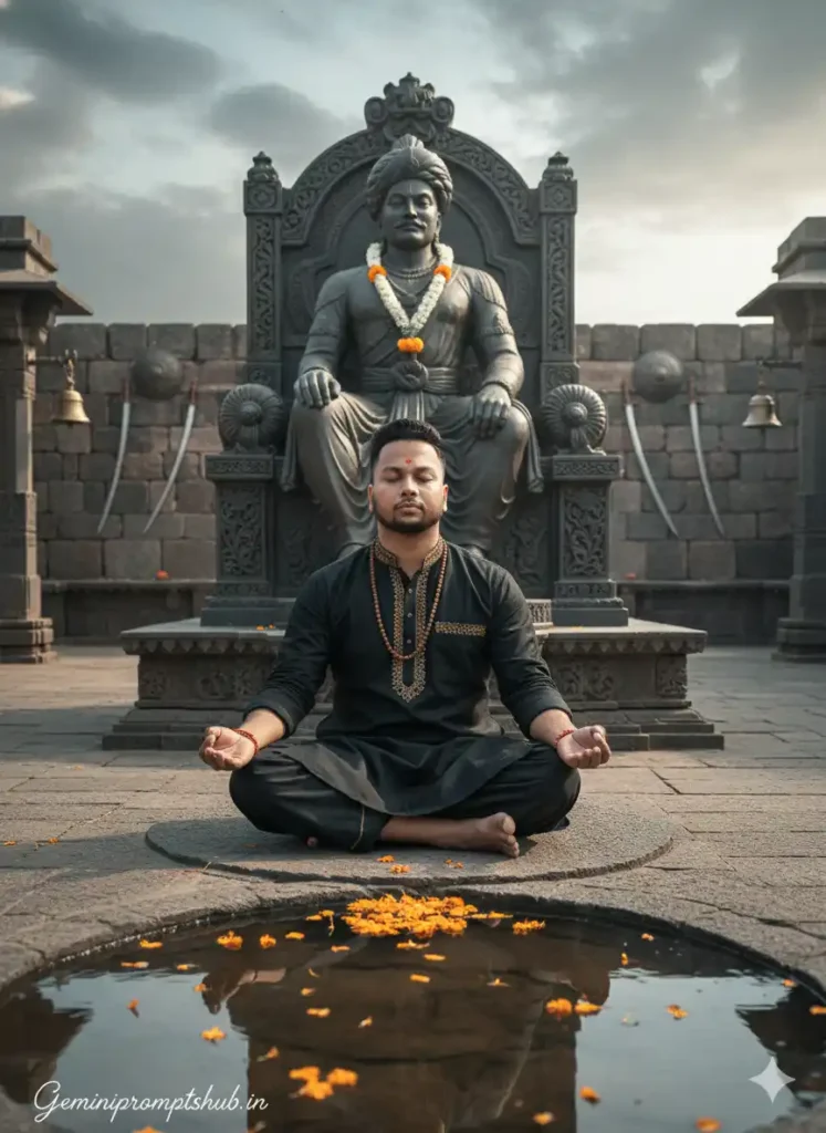 Chhatrapati Shivaji Maharaj Photo Editing Prompt
