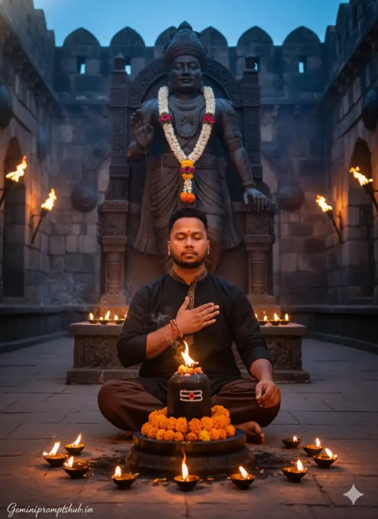 Chhatrapati Shivaji Maharaj Photo Editing Prompt