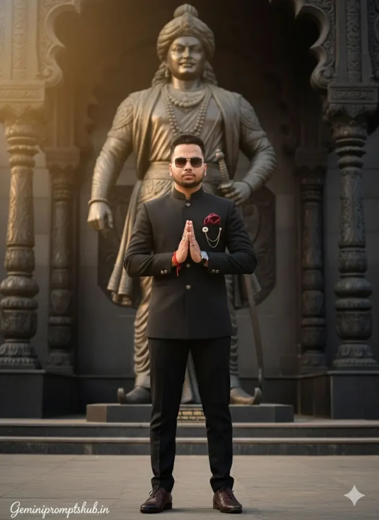 Chhatrapati Shivaji Maharaj Photo Editing Prompt