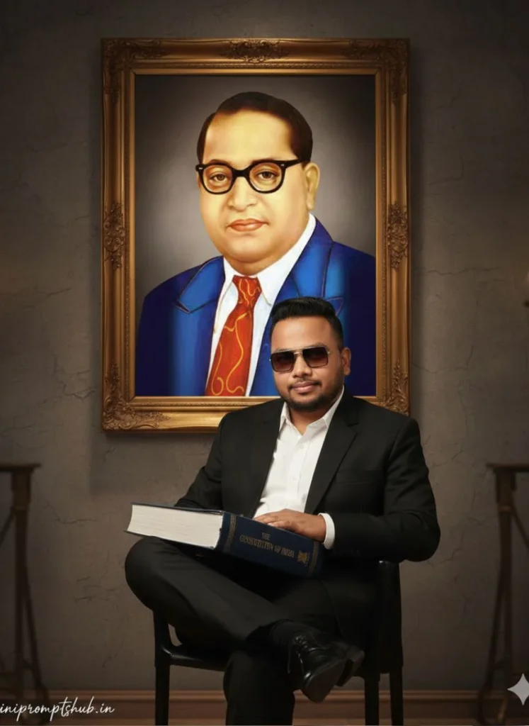 Dr Baba Saheb Ambedkar AI Photo Editing Prompt