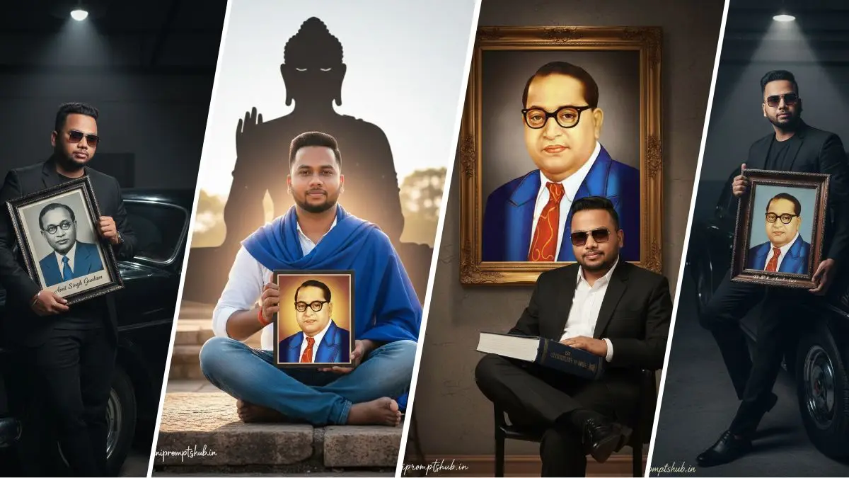 Dr Baba Saheb Ambedkar AI Photo Editing Prompt