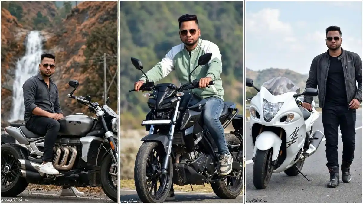 Gemini Biker AI Photo Editing Prompts