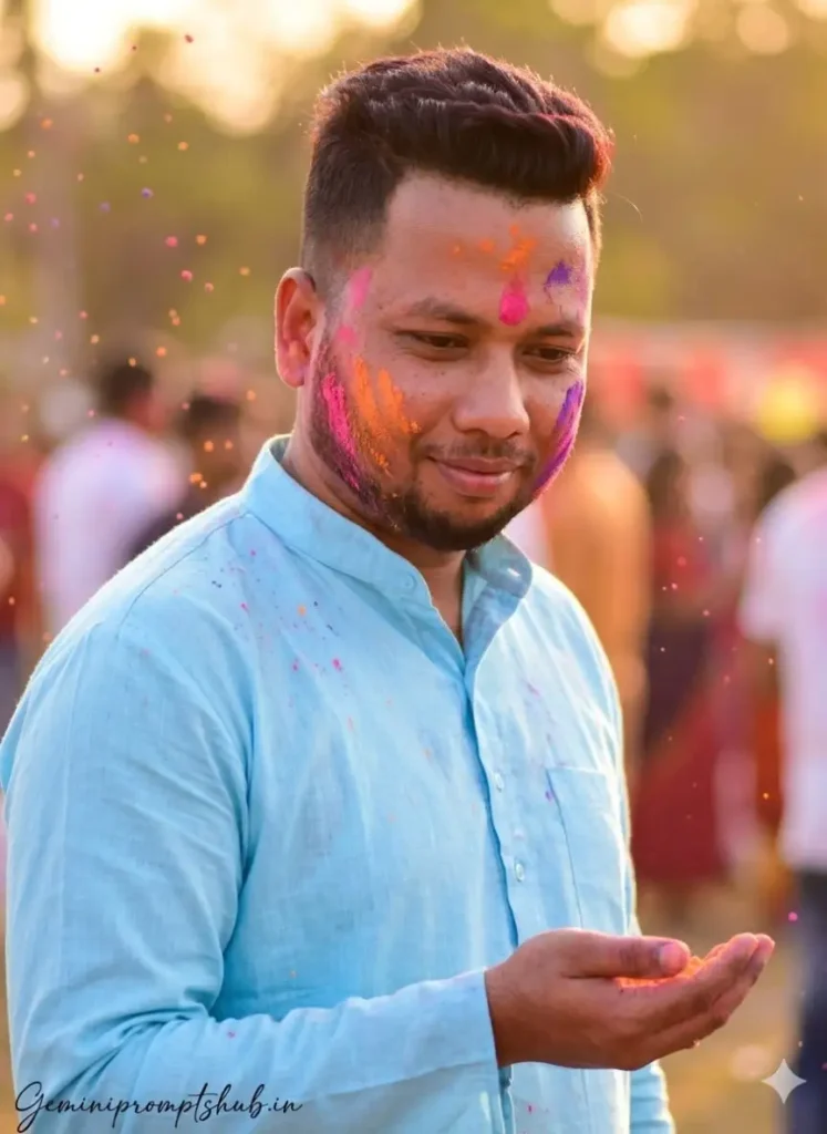 Gemini Happy Holi AI Photo Editing Prompts 2026 3