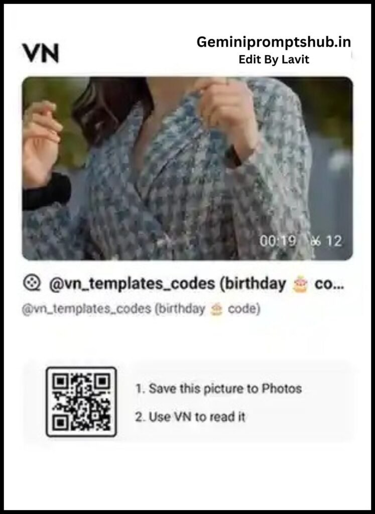 Happy Birthday VN Template QR Code