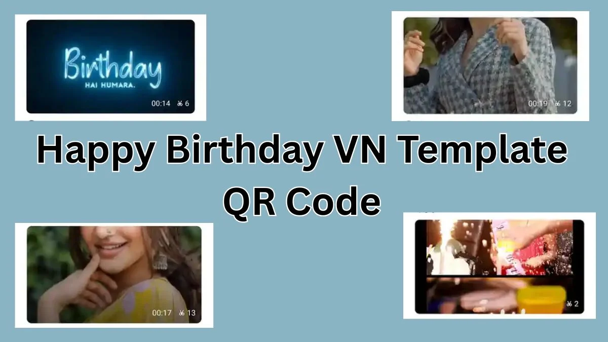 Happy Birthday VN Template QR Code