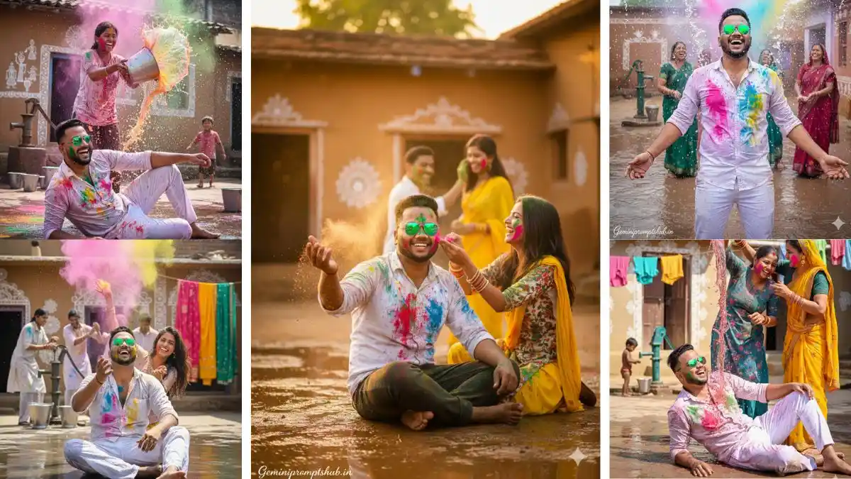 Happy Holi AI Photo Editing Prompts