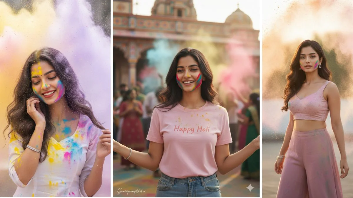Holi Girl Photo Prompt 2026 7