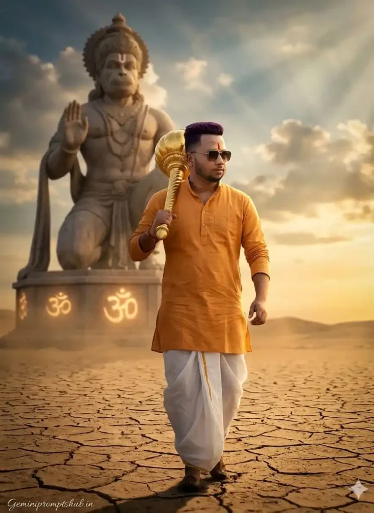 Jai Bajrangbali Photo AI Prompt