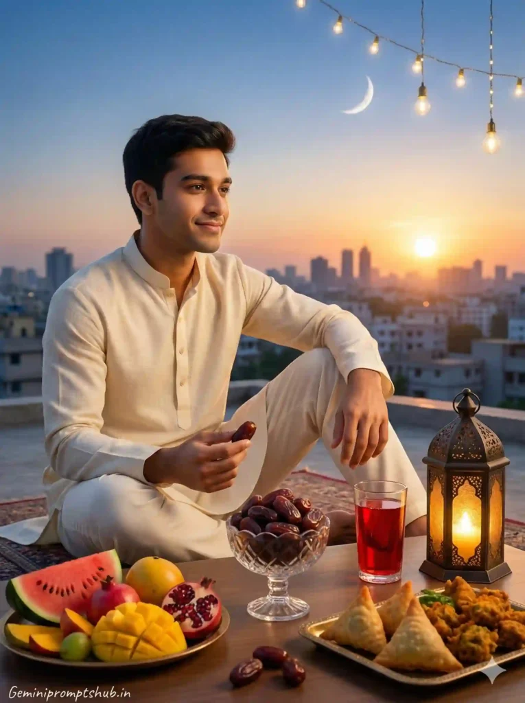Iftar Time Photo Editing Prompt