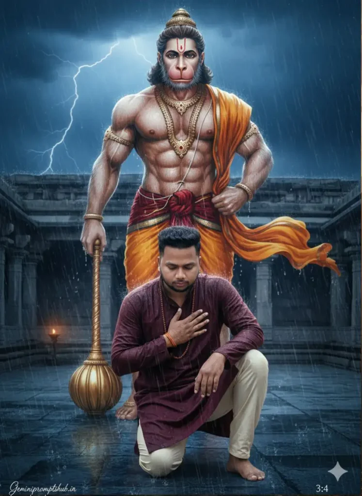 Jai Bajrangbali Photo AI Prompt