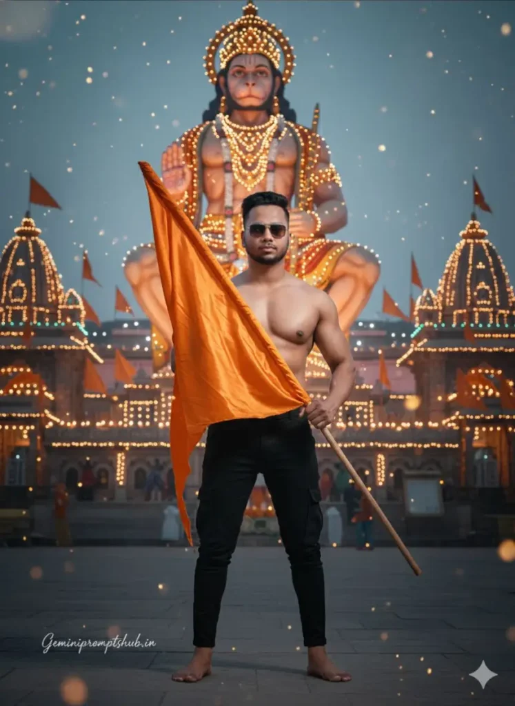Jai Bajrangbali Photo AI Prompt