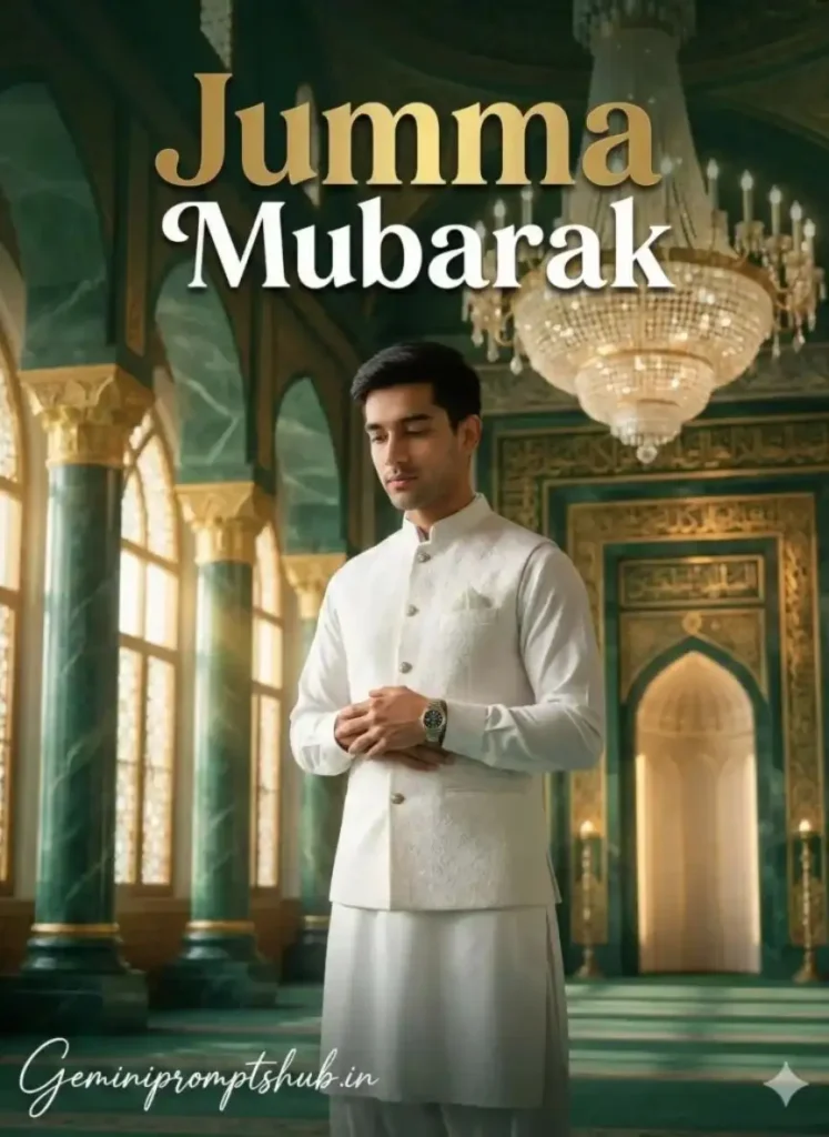 Jumma Mubarak AI Photo Editing Prompt