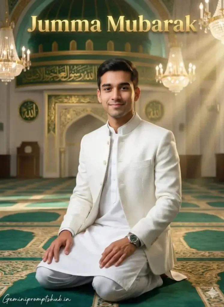 Jumma Mubarak AI Photo Editing Prompt