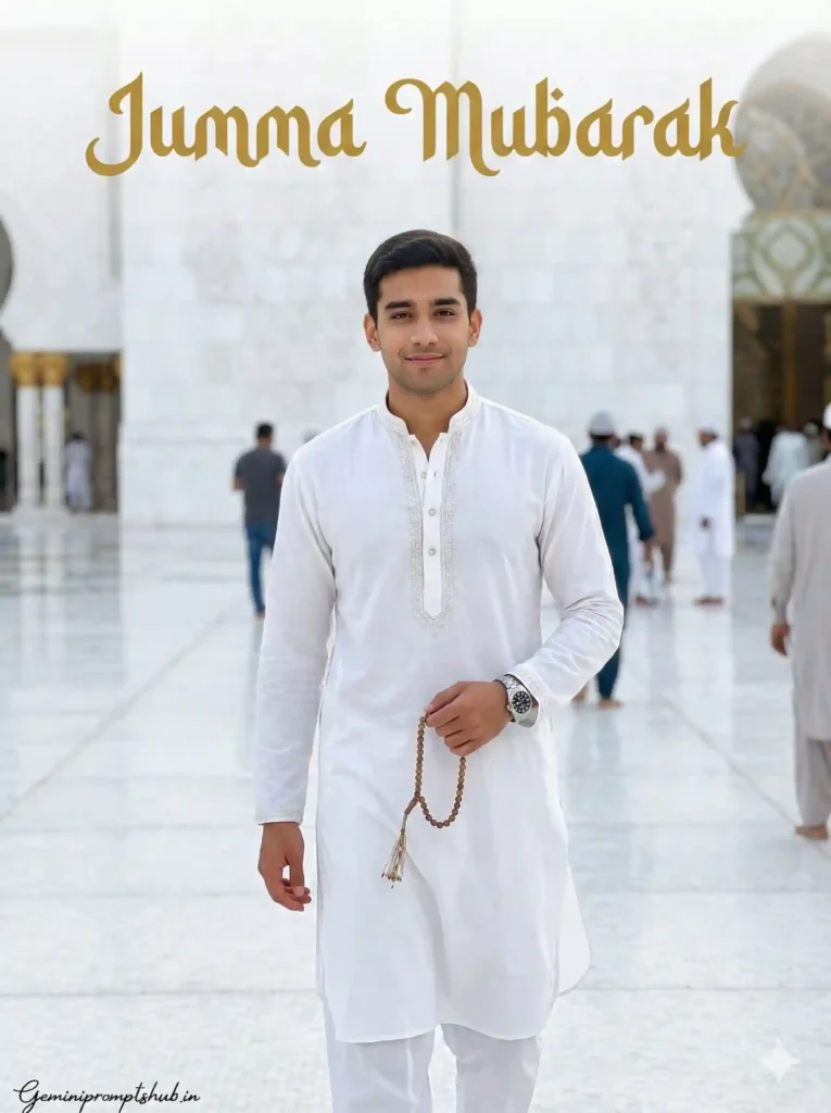 Jumma Mubarak AI Photo Editing Prompt