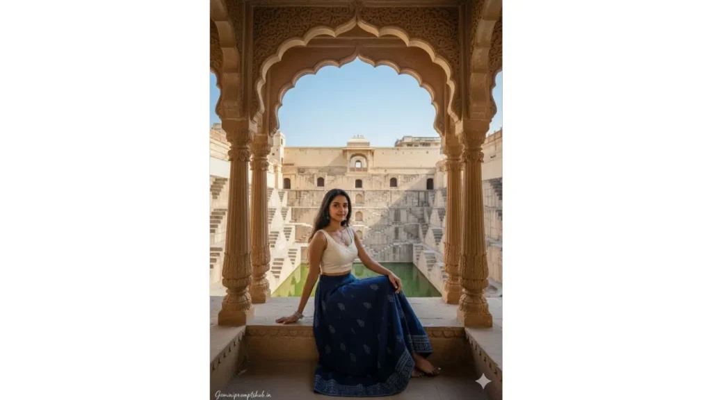 Rajasthan Travel Aesthetic Poses Gemini Prompt for Girl