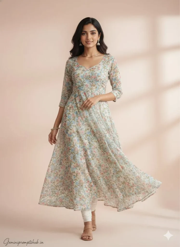 Trendy Kurtis and Casual Outfits Photo Prompts