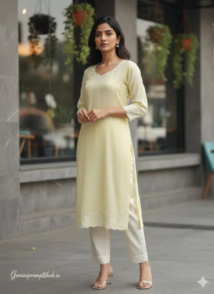 Trendy Kurtis and Casual Outfits Photo Prompts