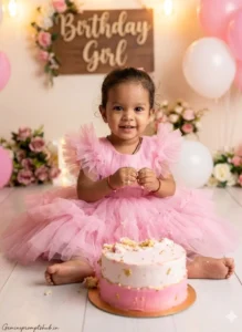 Baby Boy & Girl Happy Birthday Prompt