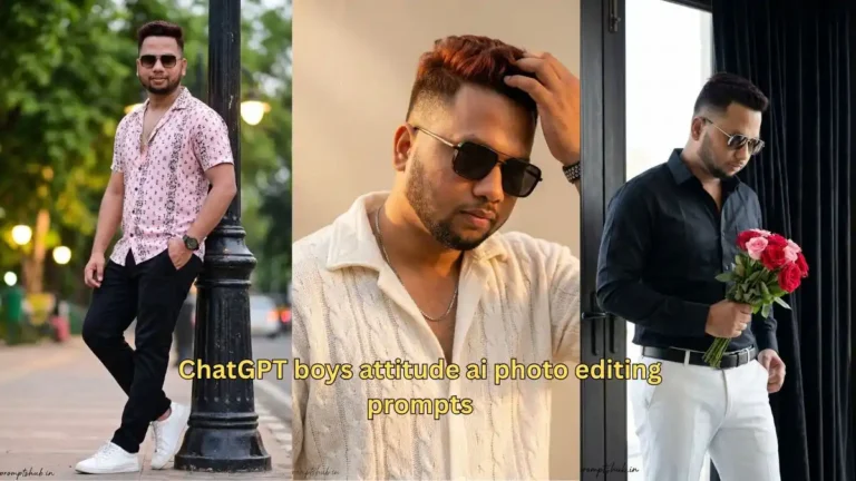 Boys Attitude AI Photo Editing Prompts