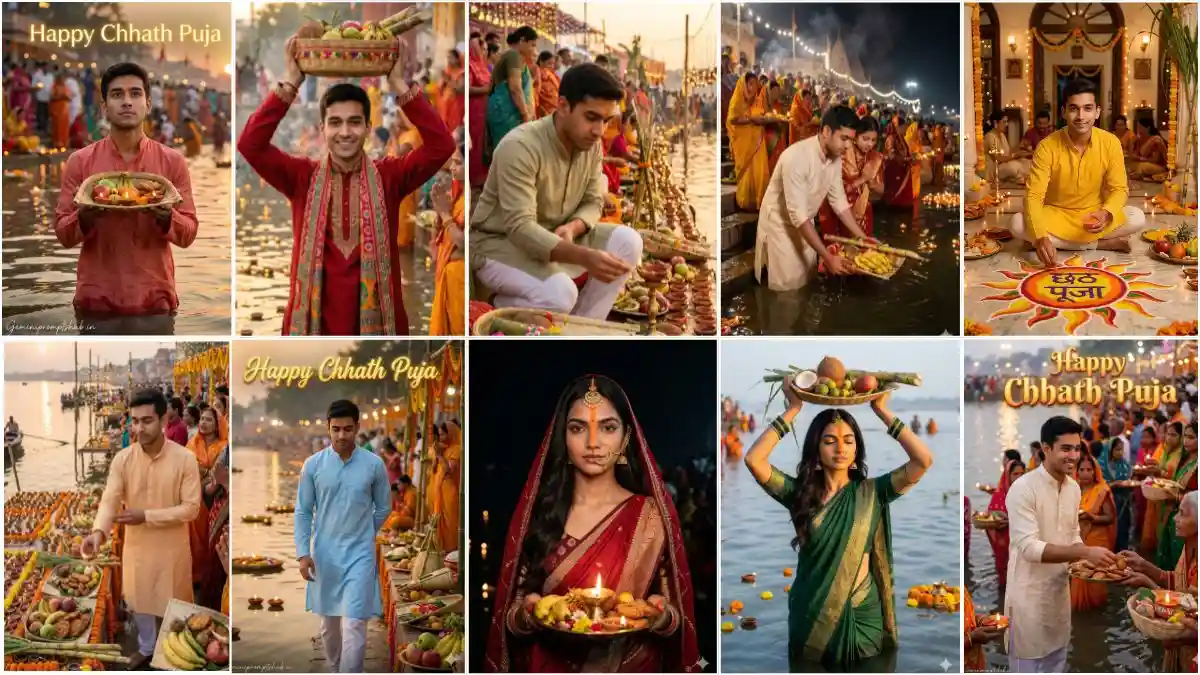 Chhath Puja Photo Editing