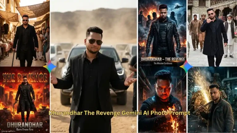 Dhurandhar The Revenge Gemini AI Photo Prompt