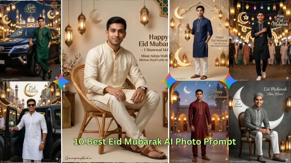 Eid Mubarak AI Photo Prompt