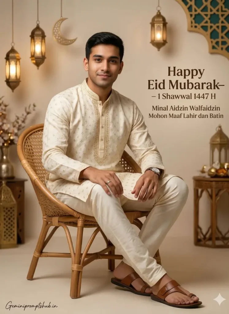 Eid Mubarak AI Photo Prompt
