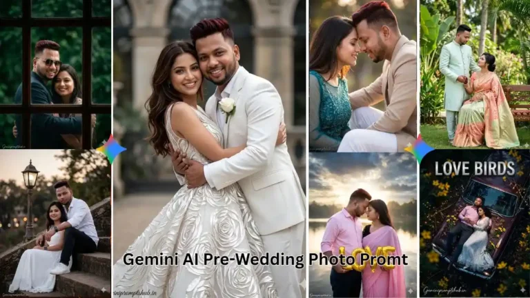 Gemini AI Pre-Wedding Photo Prompt