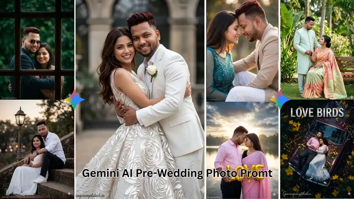 Gemini AI Pre-Wedding Photo Prompt