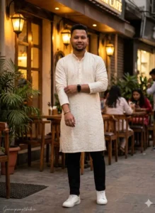 Gemini Boys Kurta Pajama AI Photo Prompt