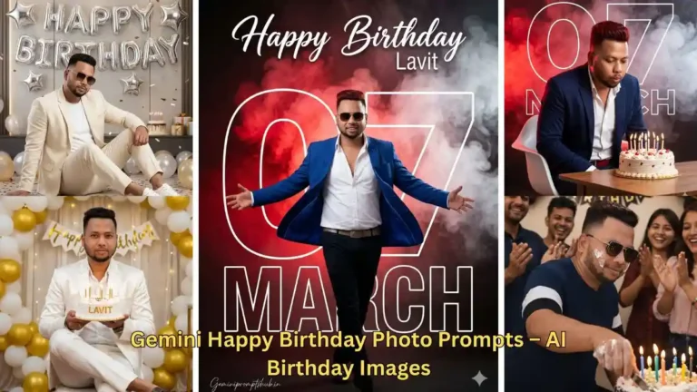 Gemini Happy Birthday Photo Prompts