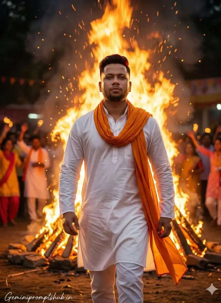 Gemini Happy Holi Wishes Photo Prompt