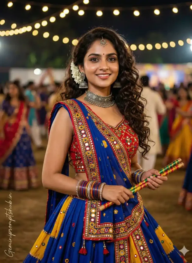 Girls Navratri AI Photo Editing Prompts