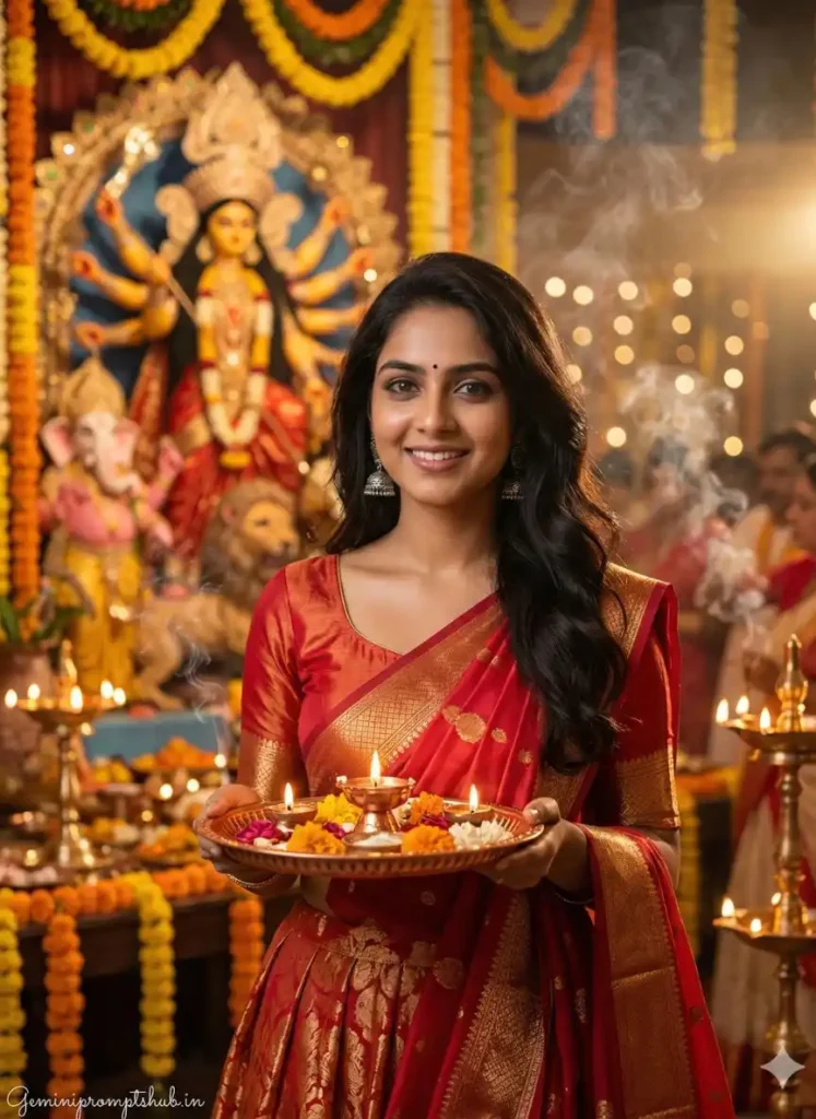 Girls Navratri AI Photo Editing Prompts