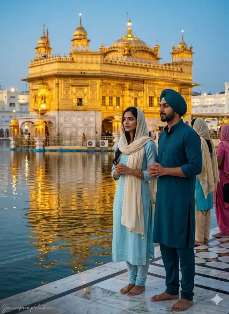 Golden Temple AI Photo Editing Prompt