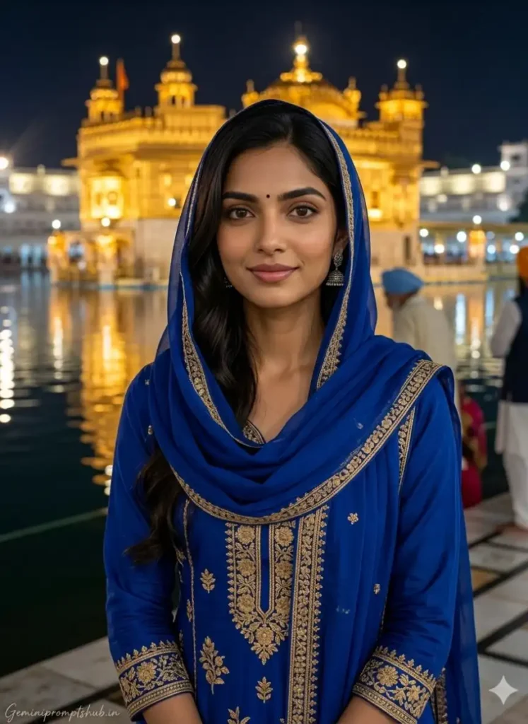 Golden Temple AI Photo Editing Prompt