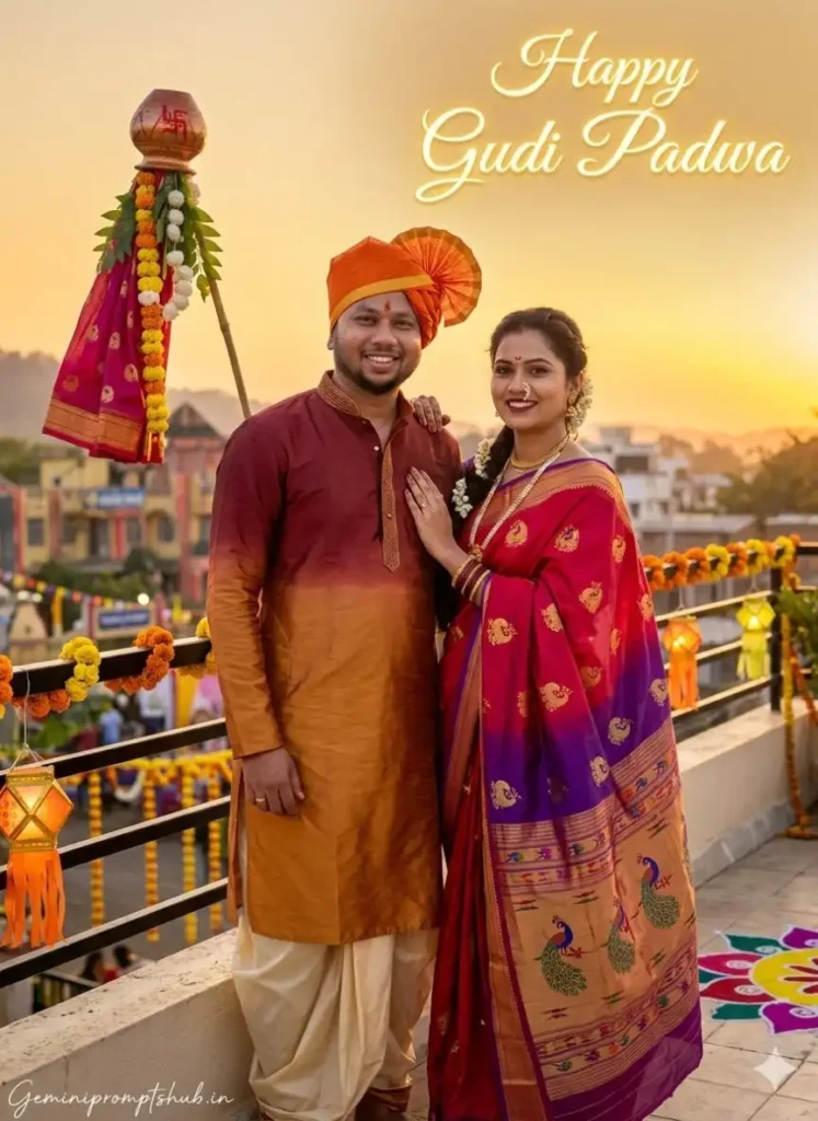 Gudi Padwa Photoshoot Prompt: