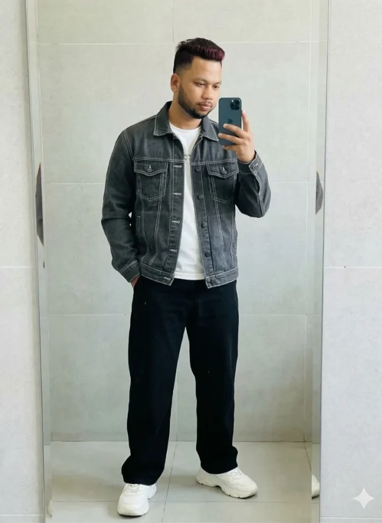 Mirror Selfie AI Photo Prompt for Boys