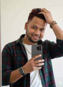 Mirror Selfie AI Photo Prompt for Boys