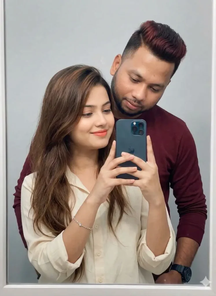 Mirror Selfie AI Photo Prompt for Boys