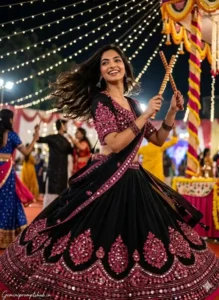 Navratri Garba Night Photo Prompts for Girls