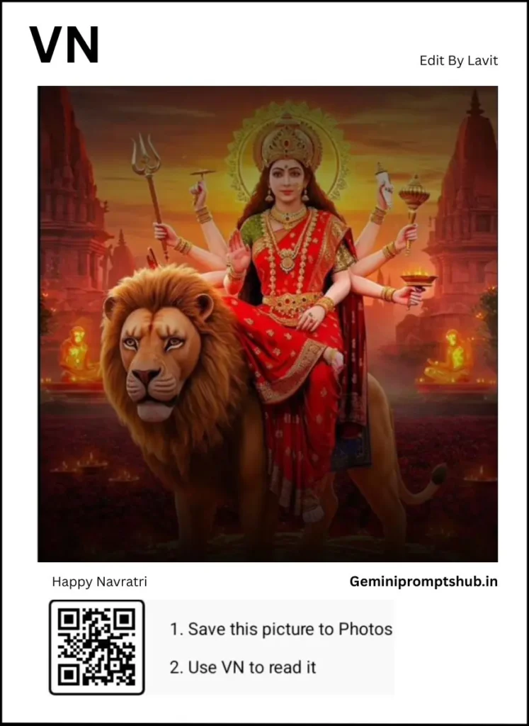 Navratri VN Template QR Code
