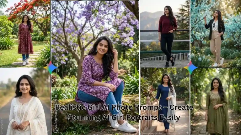 Realistic Girl AI Photo Prompt