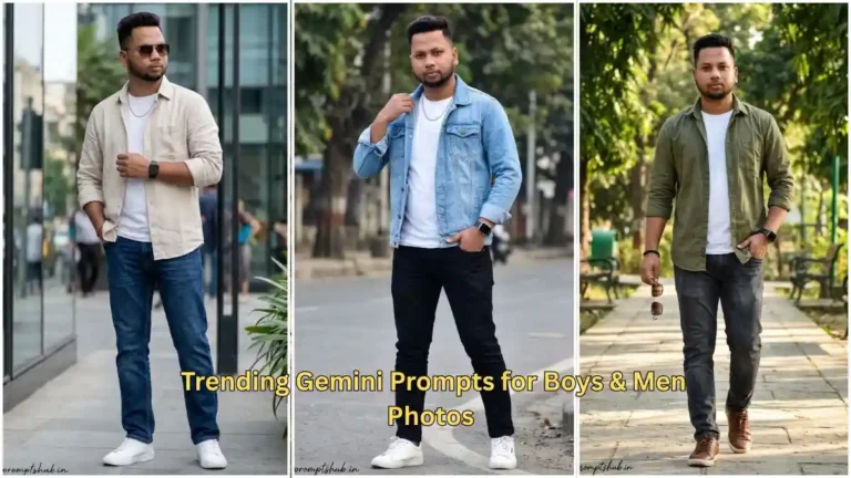 Trending Gemini Prompts for Boys & Men Photos